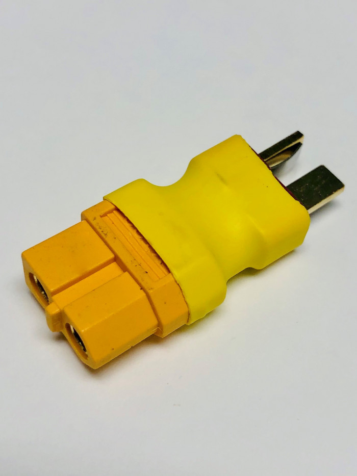 Adapter XT60 ESC/Charge Cord to Deans, T, or Star Plug battery