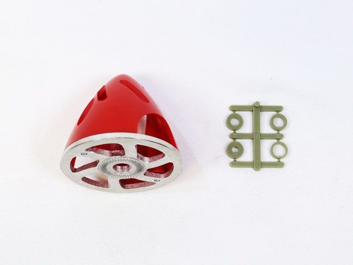 Air-Flow Spinner with Lightened Aluminum Backplate, 51mm (2")