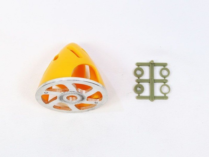 Air-Flow Spinner with Lightened Aluminum Backplate, 51mm (2")