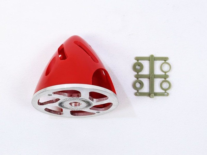 Air-Flow Spinner with Lightened Aluminum Backplate, 57mm (2-1/4")