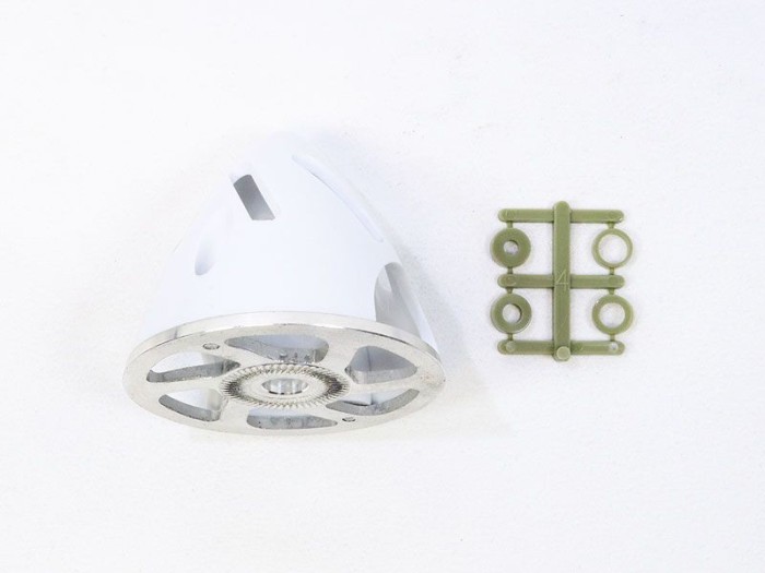 Air-Flow Spinner with Lightened Aluminum Backplate, 57mm (2-1/4")