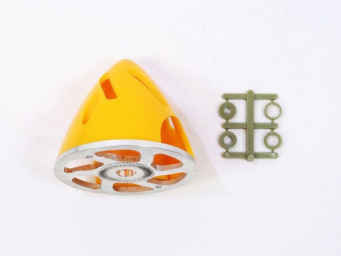 Air-Flow Spinner with Lightened Aluminum Backplate, 57mm (2-1/4")