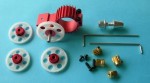 Aluminum #2 Gear Box, Gear Ratio Assortment & Prop Adapter