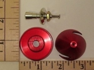 Aluminum Precision Spinner/Prop Adapter 40x3.2mm(1/8") Color may vary