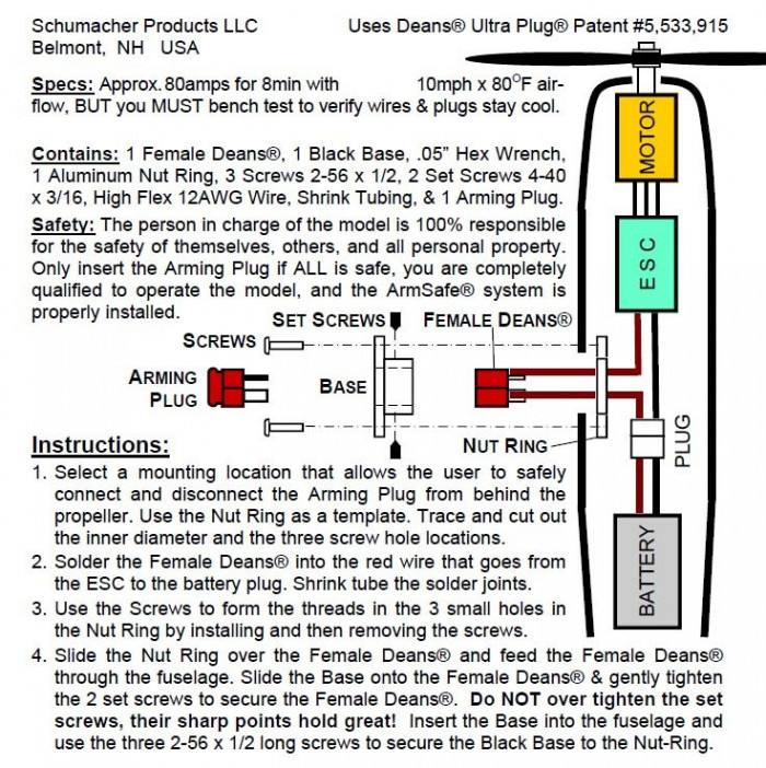 ArmSafe Arming Kit 14 AWG