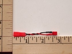 BEC/JST Battery to Deans 2 Pin Polarized ESC Adapter Pigtail