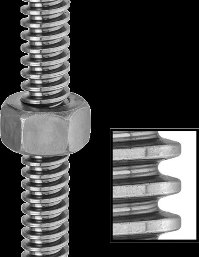 Carbon Steel Acme Hex Nut Right Hand, 1-1/4"-4 Thread Size