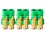 Castle 6.5mm Polarized Bullet Conn Female 3-Pack 200A