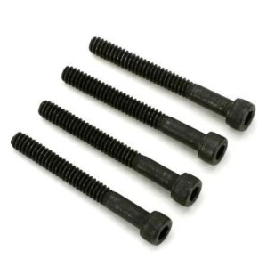 DU-BRO 4-40 x 1-1/2" Socket Head Cap Screws - Standard Black Oxide RC Hardware 4PK