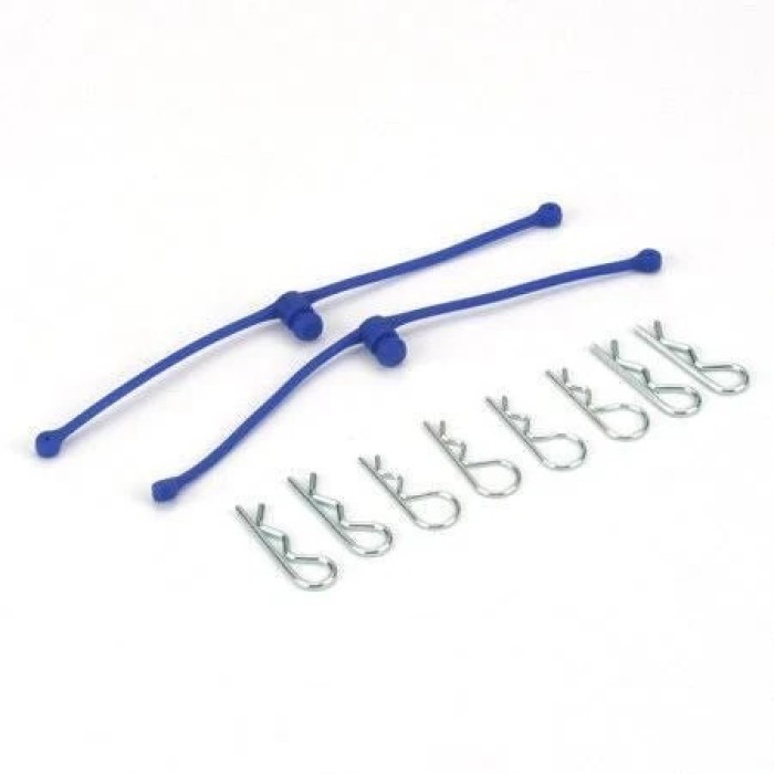 DU-BRO Body Klip Retainers - RC Body Clip Holders &amp; Tethers (9 Colors)