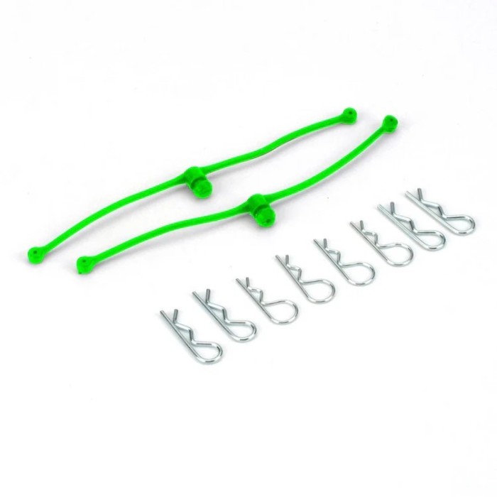 DU-BRO Body Klip Retainers - RC Body Clip Holders &amp; Tethers (9 Colors)