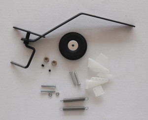 Dave Brown Spring Leaf Large Tail Wheel Assembly for 16 to 35lb Aircraft