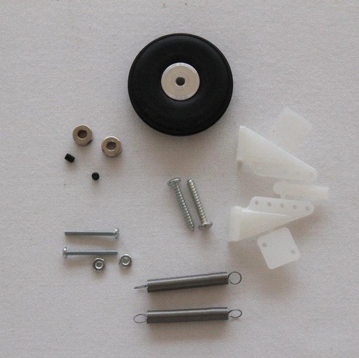 Ohio Superstar Spring Leaf Large Tail Wheel Assembly for 16 to 35lb Aircraft