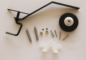 Dave Brown Spring Leaf Ultra 1 Tail Wheel Assembly for 50 to 80lb Aircraft