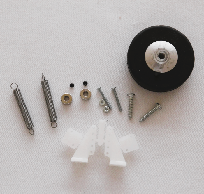 Ohio Superstar Spring Leaf Ultra 1 Tail Wheel Assembly for 50 to 80lb Aircraft