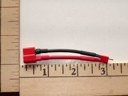 Deans Mini 2 Pin Polarized Battery to Deans Ultra ESC Adapter
