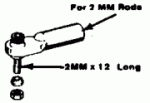 Du-Bro 2mm Ball Link