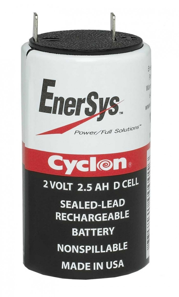 EnerSysCyclon2V2.5AHDSealedPbCell