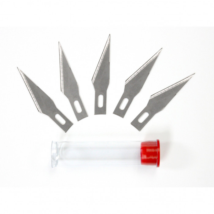 Excel #11 Double Honed Blades Hobby Knife Replacement, 5-Pack