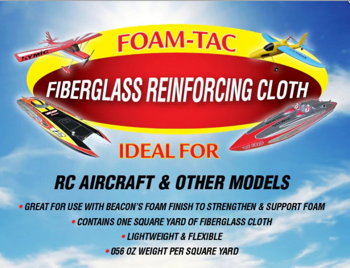 Fiberglass Reinforcing Cloth .56 Ounce, 1 Sq. Yard