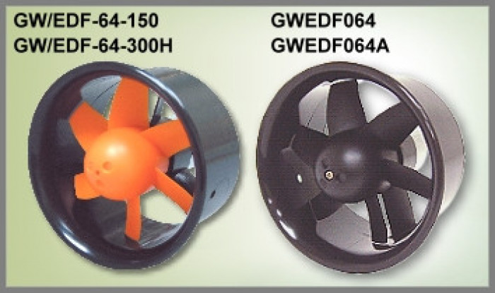 GWS EDF064-150 64mm Outer Case Only - BLACK