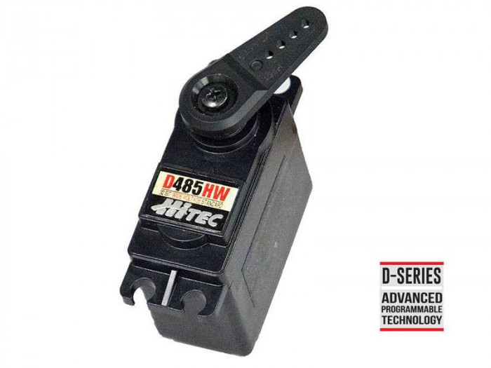 Hitec D485HW Digital Sport Servo, Standard Karbonite, 32-Bit, Wide Voltage Servo