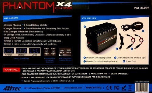 Hitec Phantom X4 Smart Battery Charger for DJI 3/4