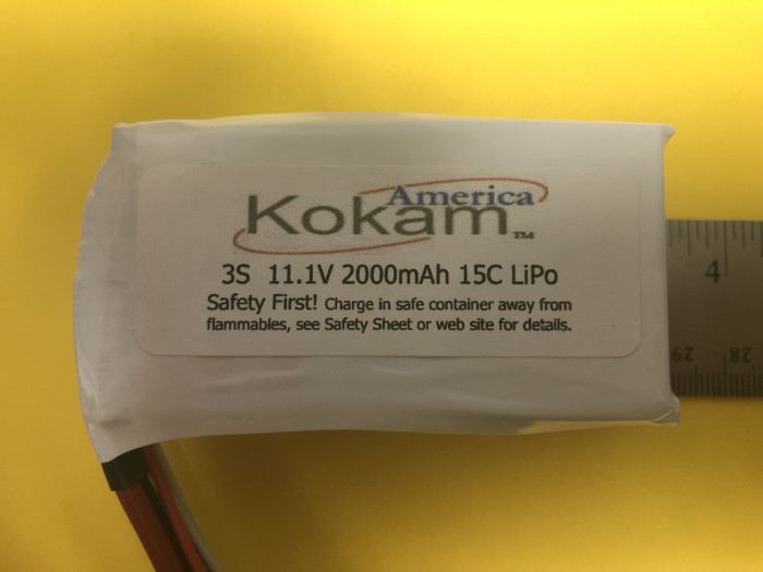 Kokam Lithium Polymer 3S 2000mAh 15C