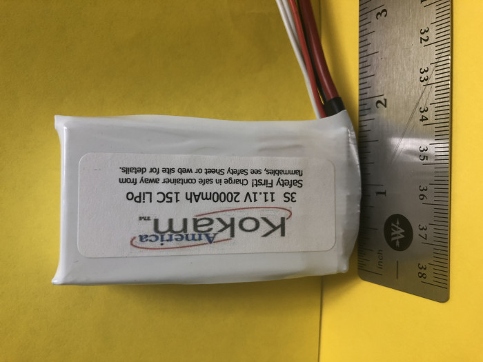 Kokam Lithium Polymer 3S 2000mAh 15C