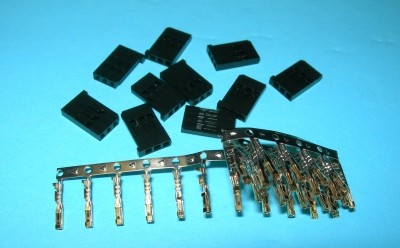 MaleRadioConnectorPinsShellsKitFutabaJ