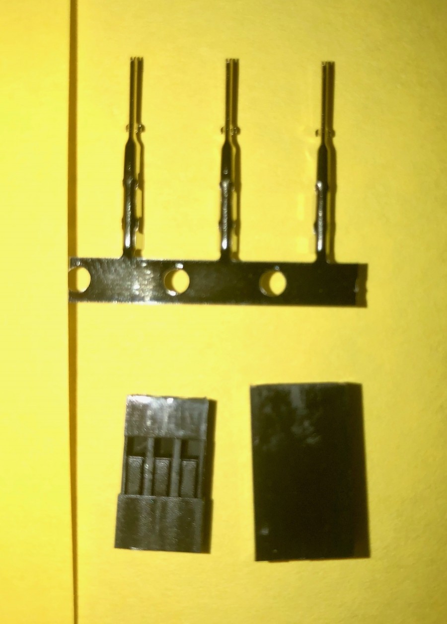 MaleJRHitecAirtronicsZnewRadioConnectorPinsonly10-Pack=30pins