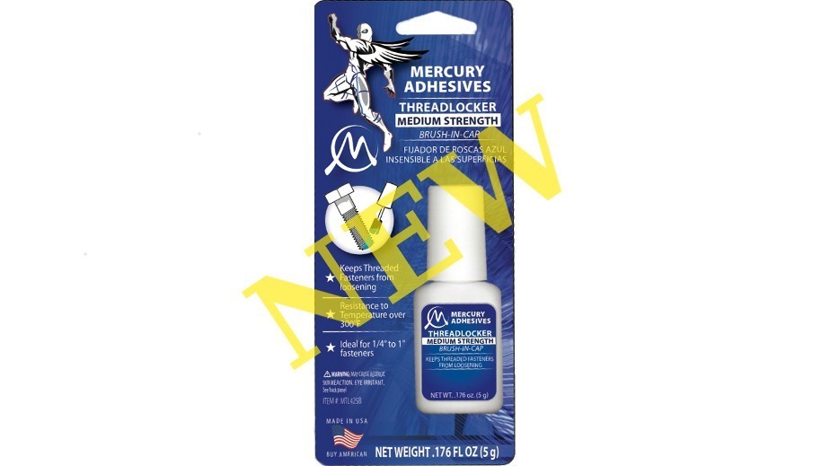 Mercury Threadlocker 5g Medium Strength Brush-in-Cap