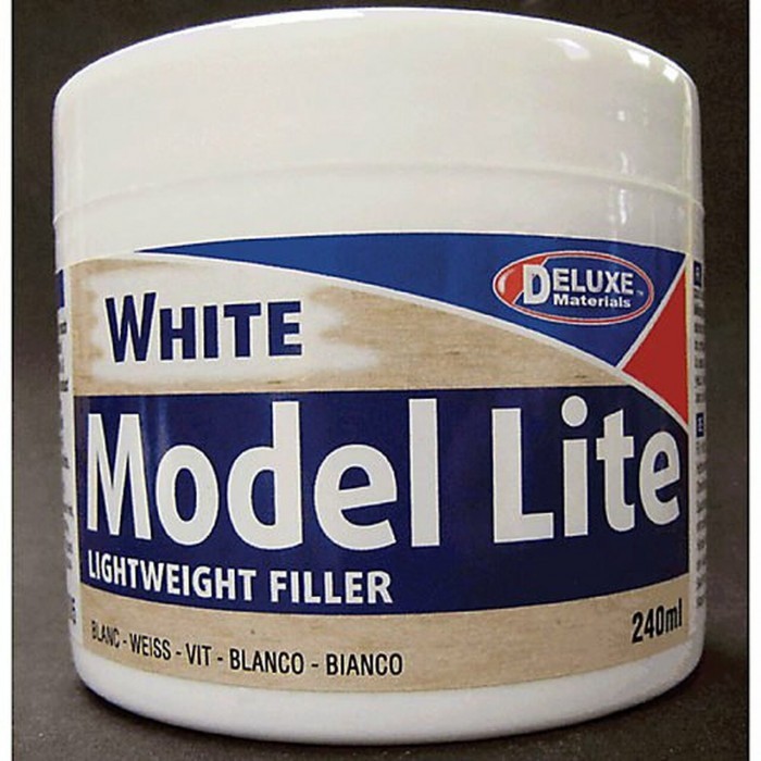 Model Lite Lightweight Filler, Balsa Tint or White