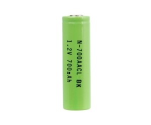 N-700-AACL 700mAh AA NiCad Single Cell Low Button End