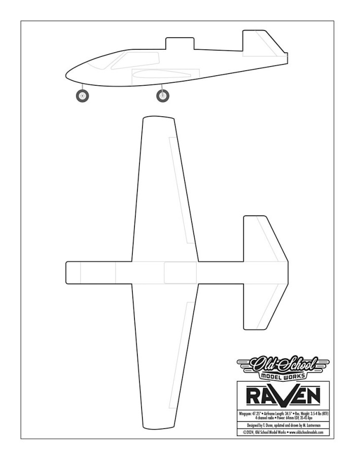 Old School Model Works Raven Kit