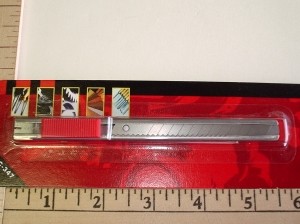 PTC Snap Blade Cutter with 2 Extra Blades-Metal Blade Holder.