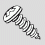 #3 x 3/4" Phillips Head Sheet Metal Screws, 10-Pack
