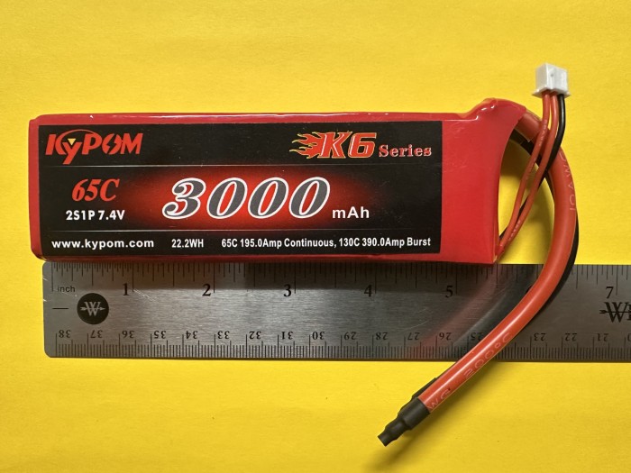 RRC K6 Series 3000 7.4V 2S 65C