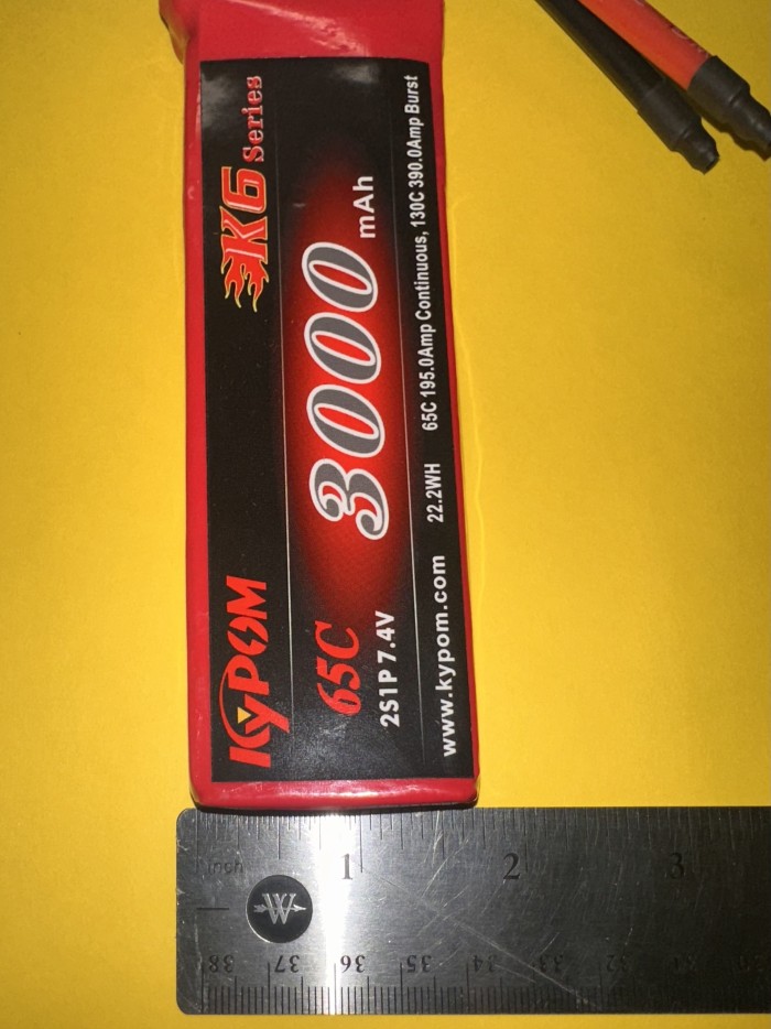 RRC K6 Series 3000 7.4V 2S 65C