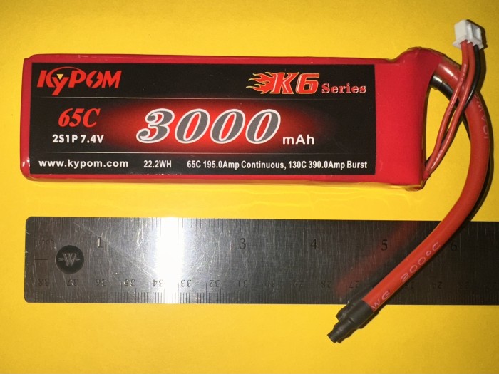 RRC K6 Series 3000 7.4V 2S 65C