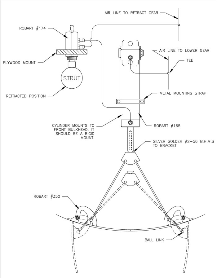Robart Pneumatic Gear Door Valve (each)