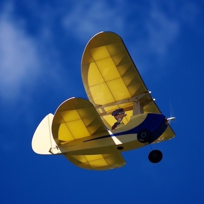 S-POU! 300 ToonScale Park Flyer Laser-cut Kit by Stevens AeroModel