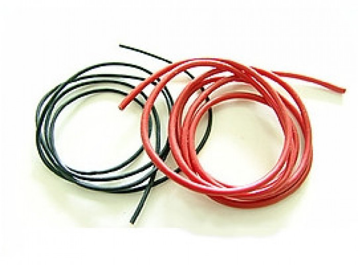 SiliconeWireSubC14GaugeRedBlack1mPack