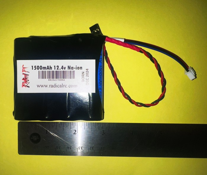 Sodium Na-Ion Battery #18650 12.4V 1500mAh 4-Cell Pack