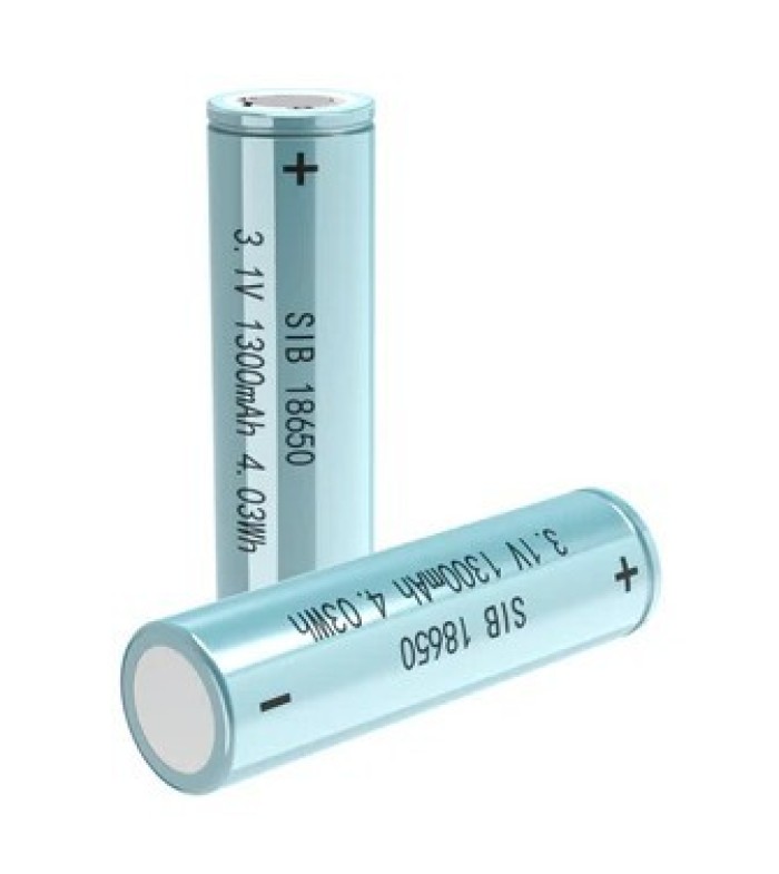 Sodium Na-Ion Battery #18650 3.1V 1300mAh Single Cell