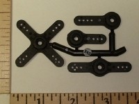 Sonic Tronics Composite HD Servo Arms 4 Pack Futaba