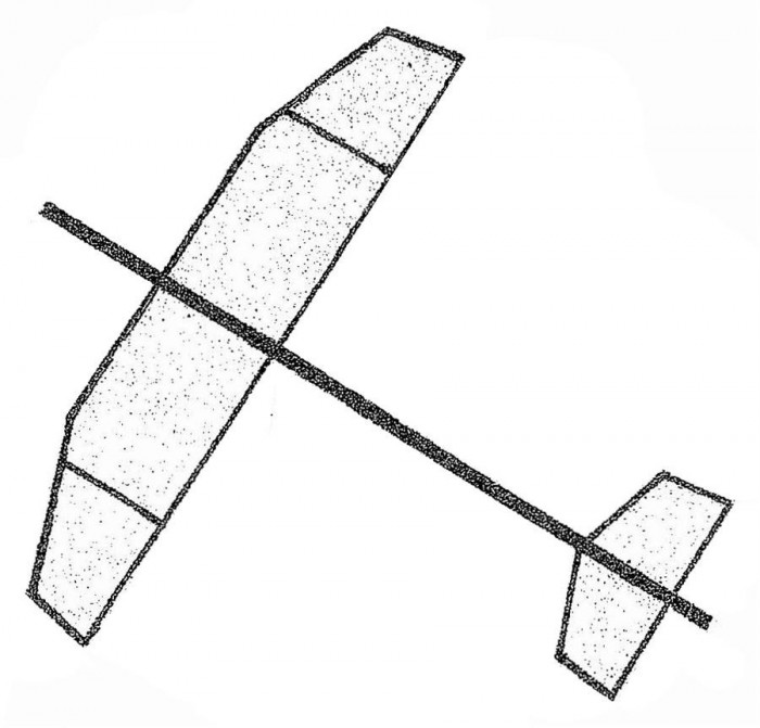 Straight-Up Catapult Glider 16"