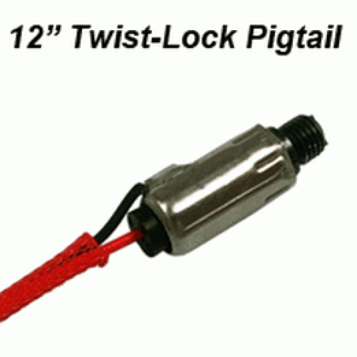 SwitchGlo Pro Twist-Lock 12 Inch Pigtail