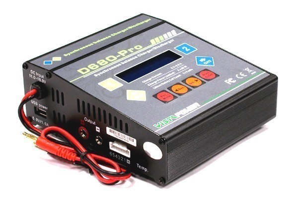Vista Power D680-PRO DC Charger Dual 80W 