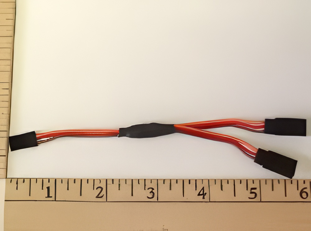 Short Heavy Duty Y Harness JR/Hitec/Airtronics Z(new)